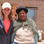 Two women standing together.